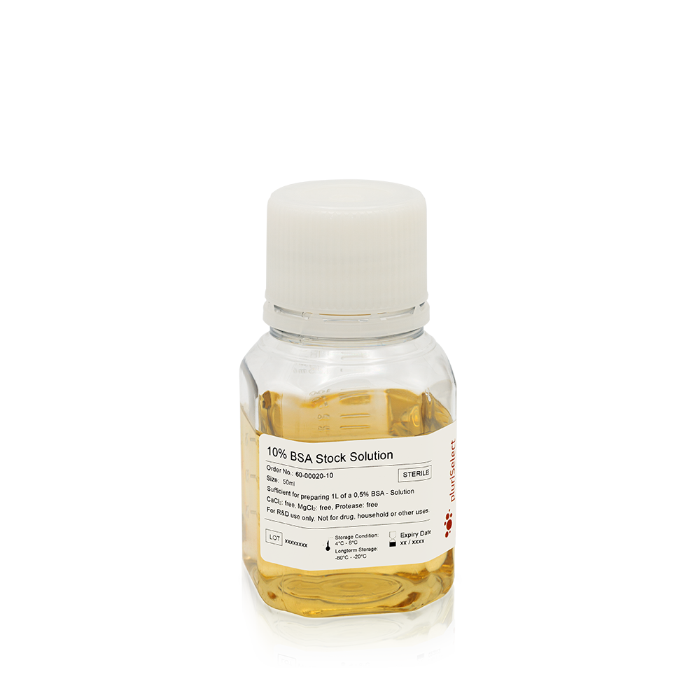 BSA stock solution (50 ml)
